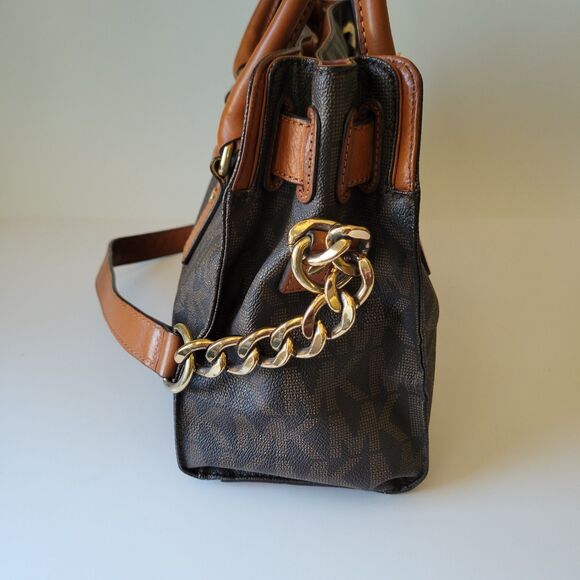 Michael Kors Hamilton Satchel Handbag - Picture 4 of 8